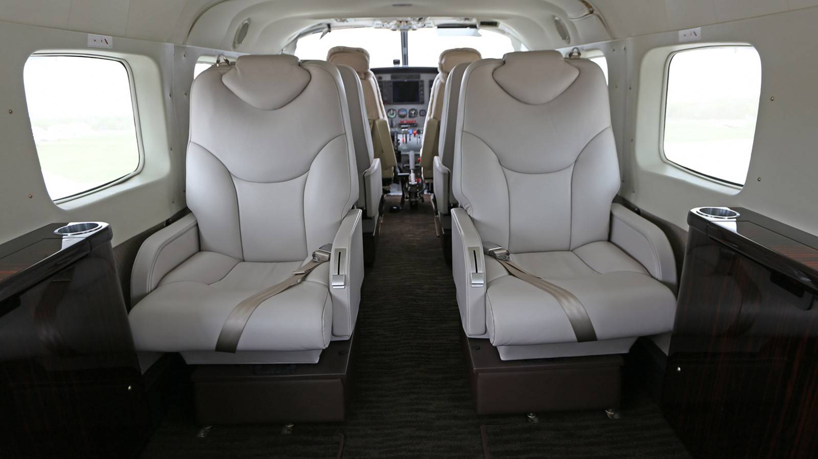 Aurora Interior In A Cessna Grand Caravan Wipaire Inc