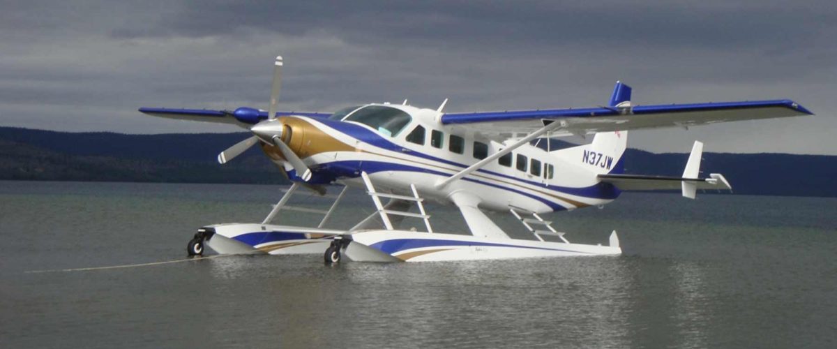Cessna Grand Caravan on Wipline 8750 Floats at Rest